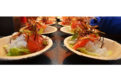 Scattered Sushi  til buffet eller forrett (chirashizushi)