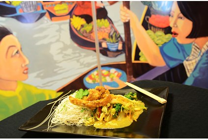 Chicken curry wok