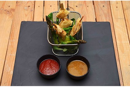 Crudite Thai Veggie sticks og dip