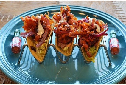 Sticky Korean Taco med Pulled Pork