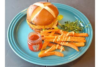 Sunny veggie burger