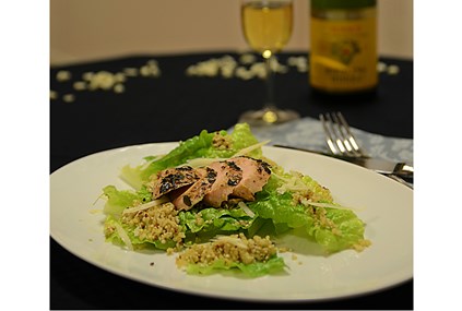 Caesar-salat Quinoa og Chipotle