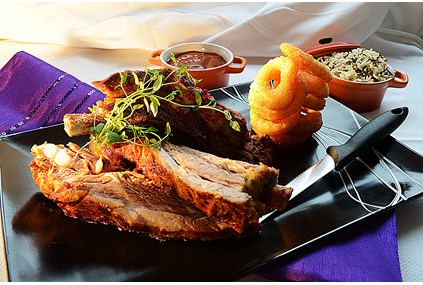Cajun Seasoned BBQ ribs