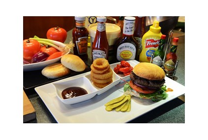 Gourmet burger chipotle med Secret Sauce