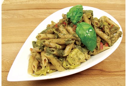 Grønn pasta salat