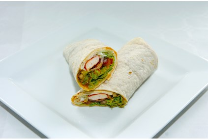 Indisk tandoori wrap med kylling og Tikka Masala-saus