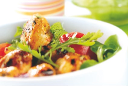 Indisk tandoorisalat med kylling