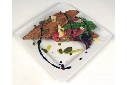 Italiensk Pesto og Pastrami