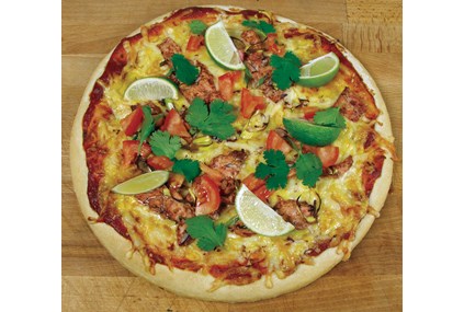 Nan Tandoori & Lime-pizza