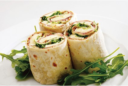 Wrap med parmaskinke & brie