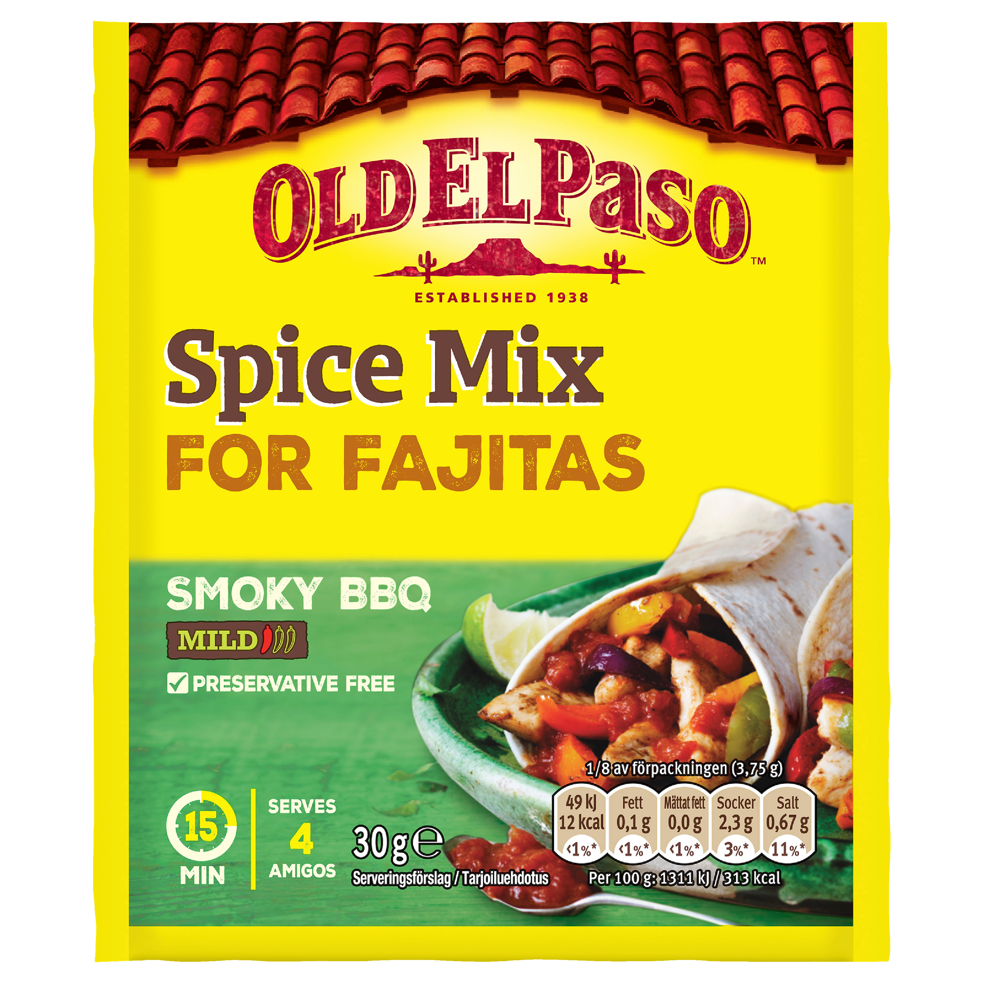 Old El Paso Fajita Spice Mix HaugenGruppen