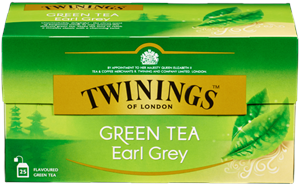 Grønn te Earl Grey