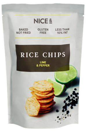 Rice Chips Lime  Pepper