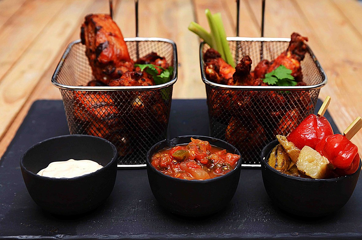 Buffalo BBQ Wings and Thighs