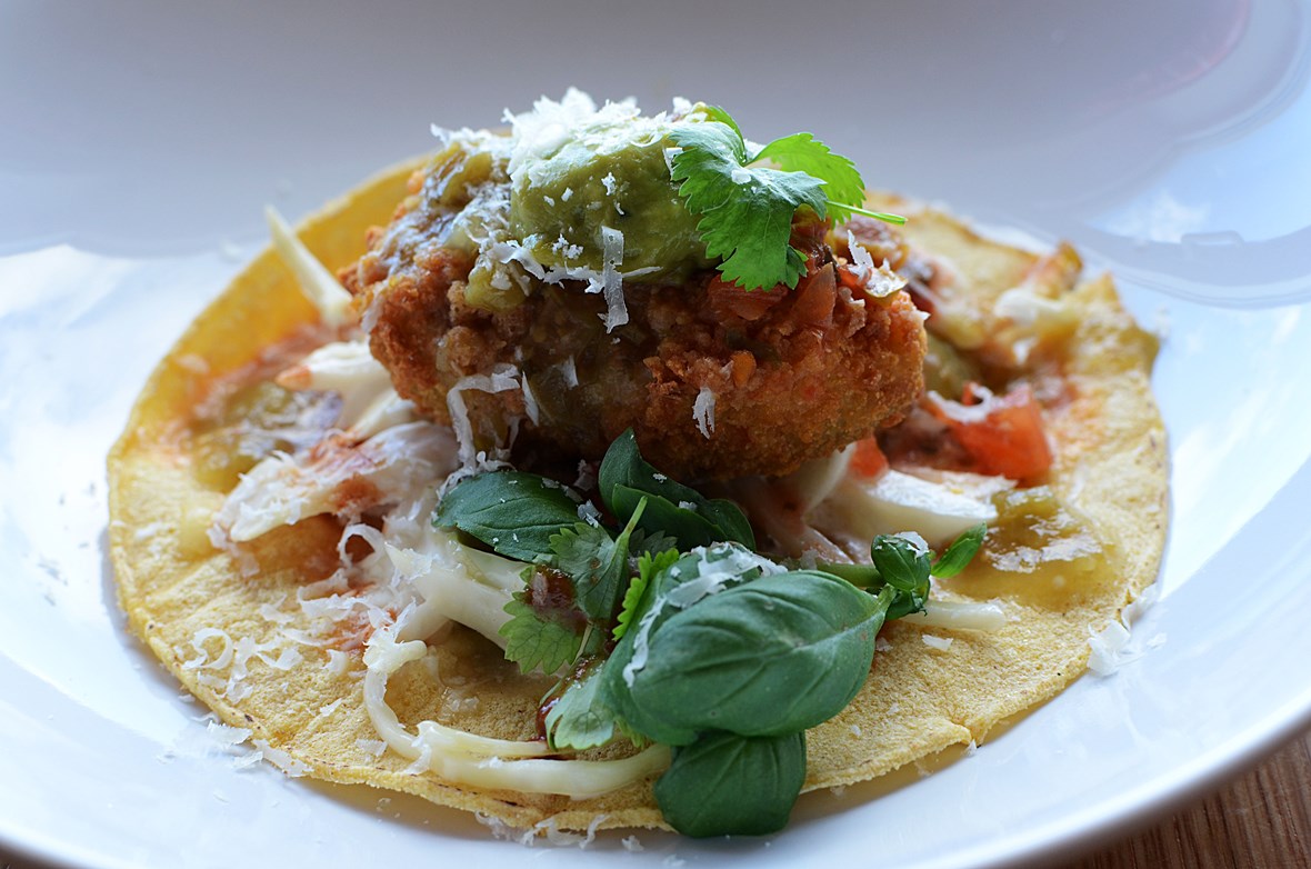 Vegetarisk Jalapenopepper Corn Taco