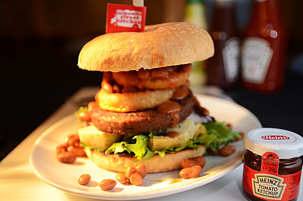 Sloppy Veggie burger