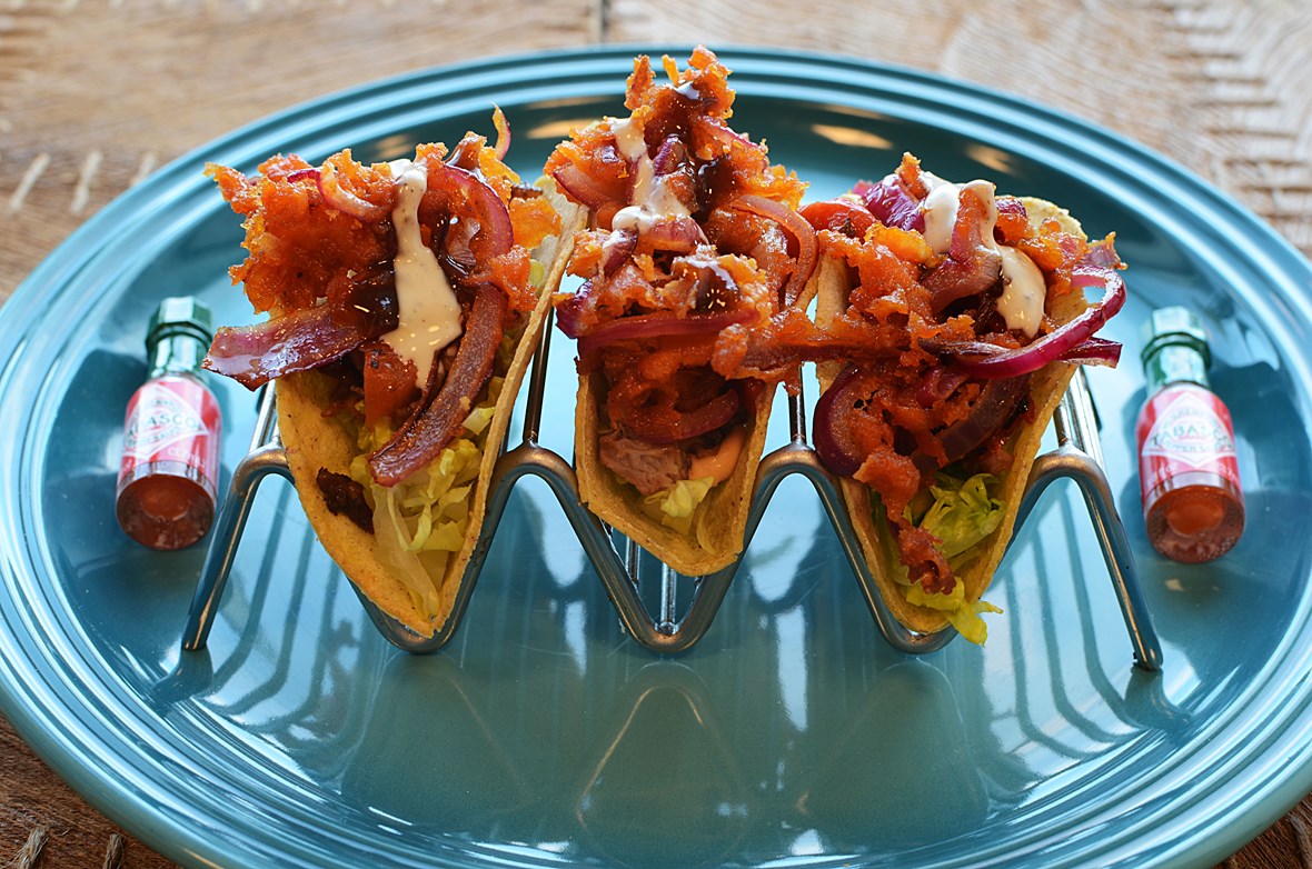 Sticky Korean Taco med Pulled Pork