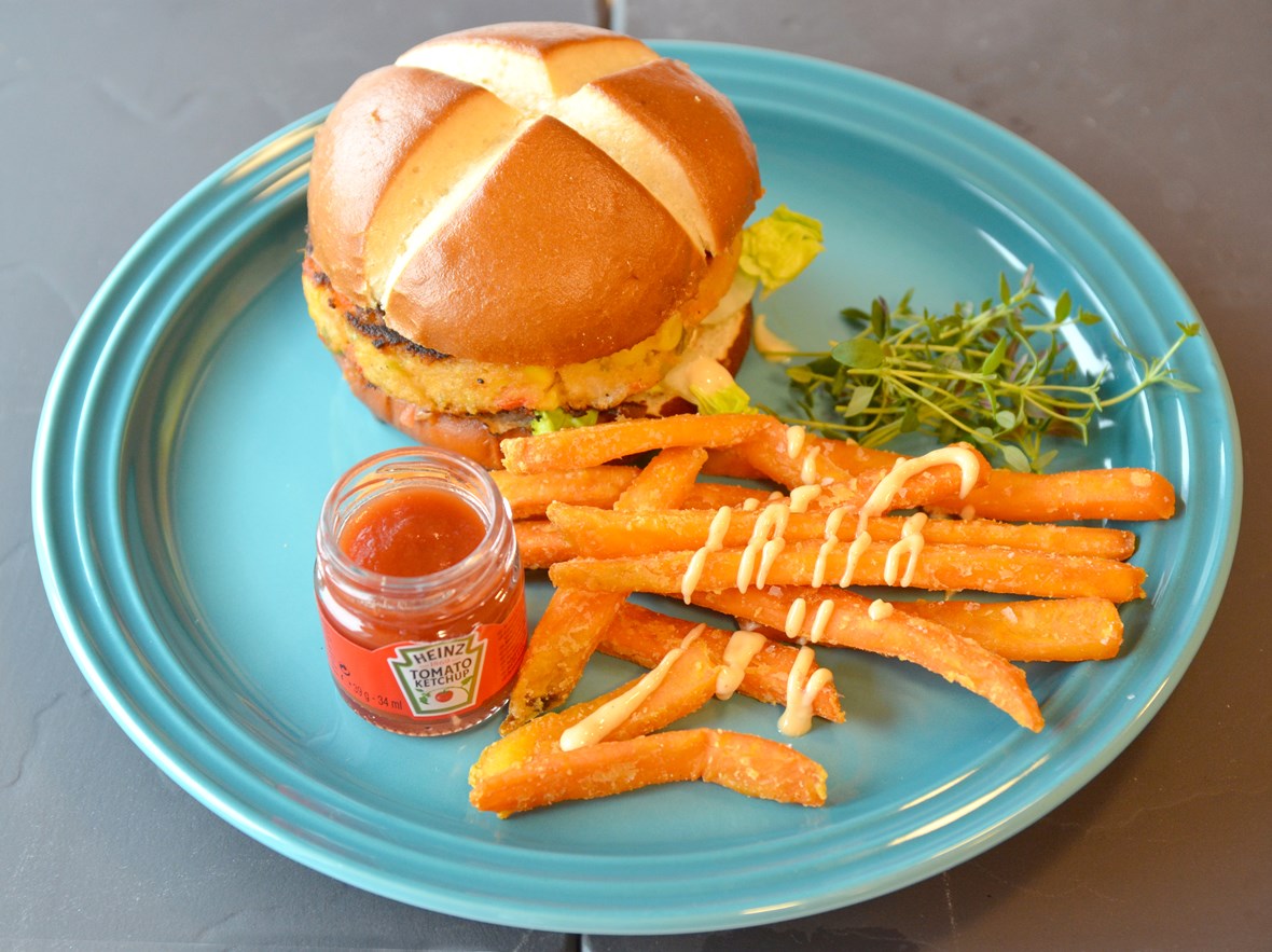 Sunny veggie burger