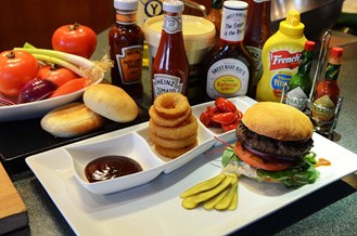 Gourmet burger chipotle med Secret Sauce