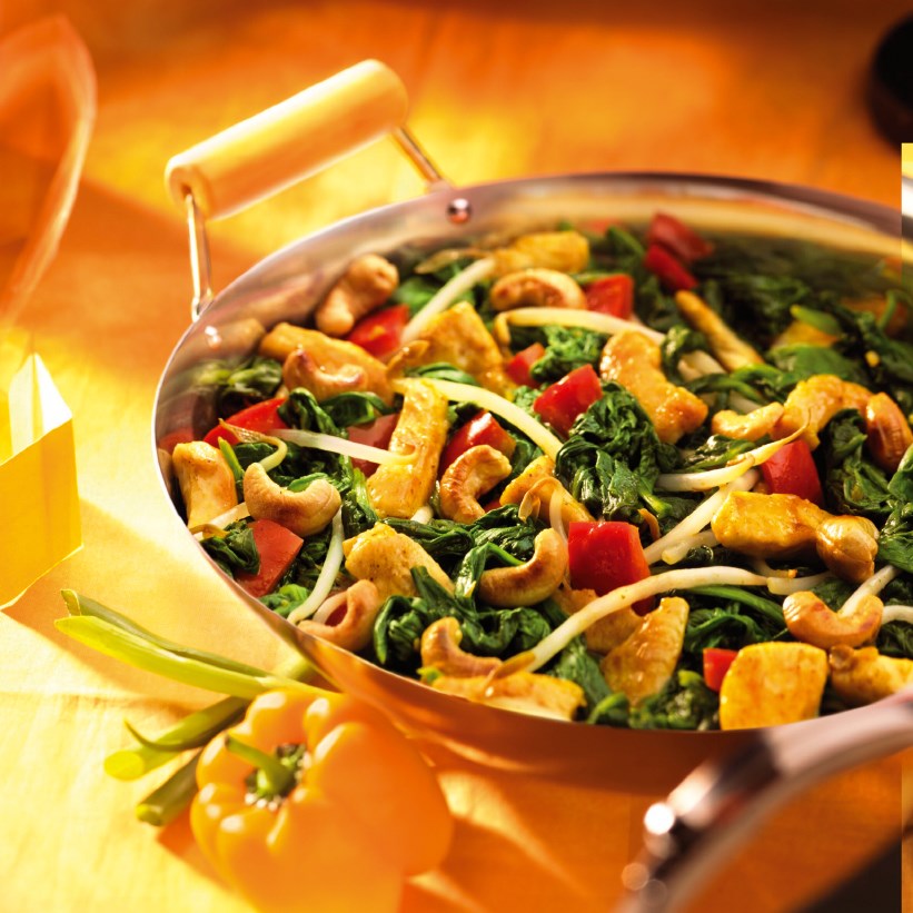Indonesian Mild Curry med Scampi