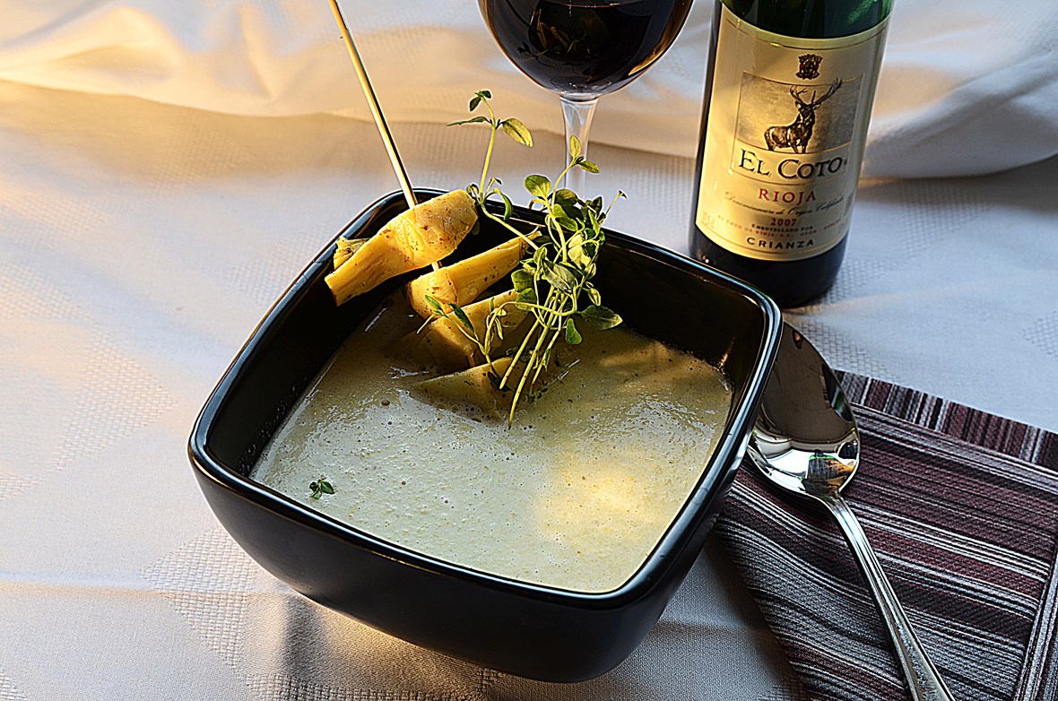 Kremet Artisjokksuppe