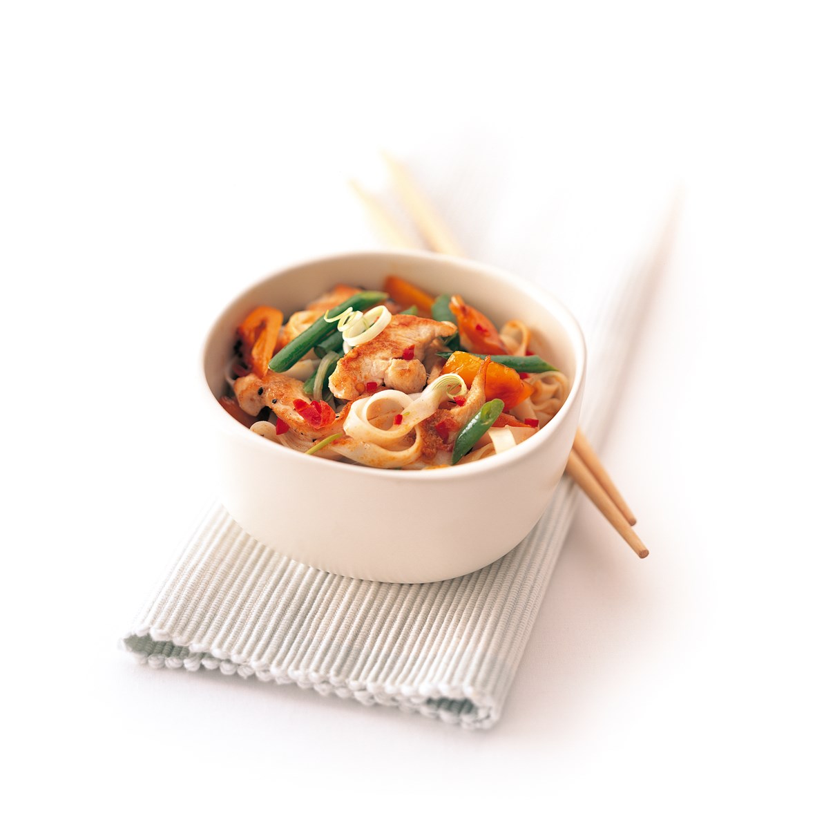 Kyllingwok med Sataysaus & kokosnøttmelk