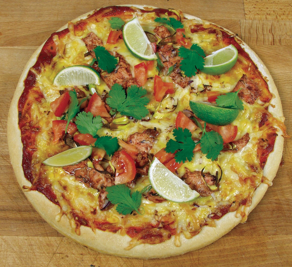 Nan Tandoori & Lime-pizza