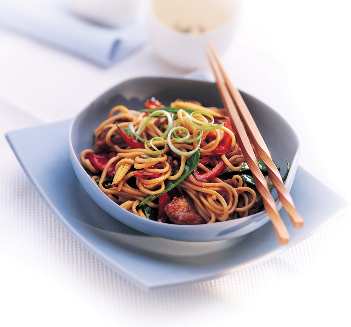 Kylling-østerssaus wok med sweet chili kylling
